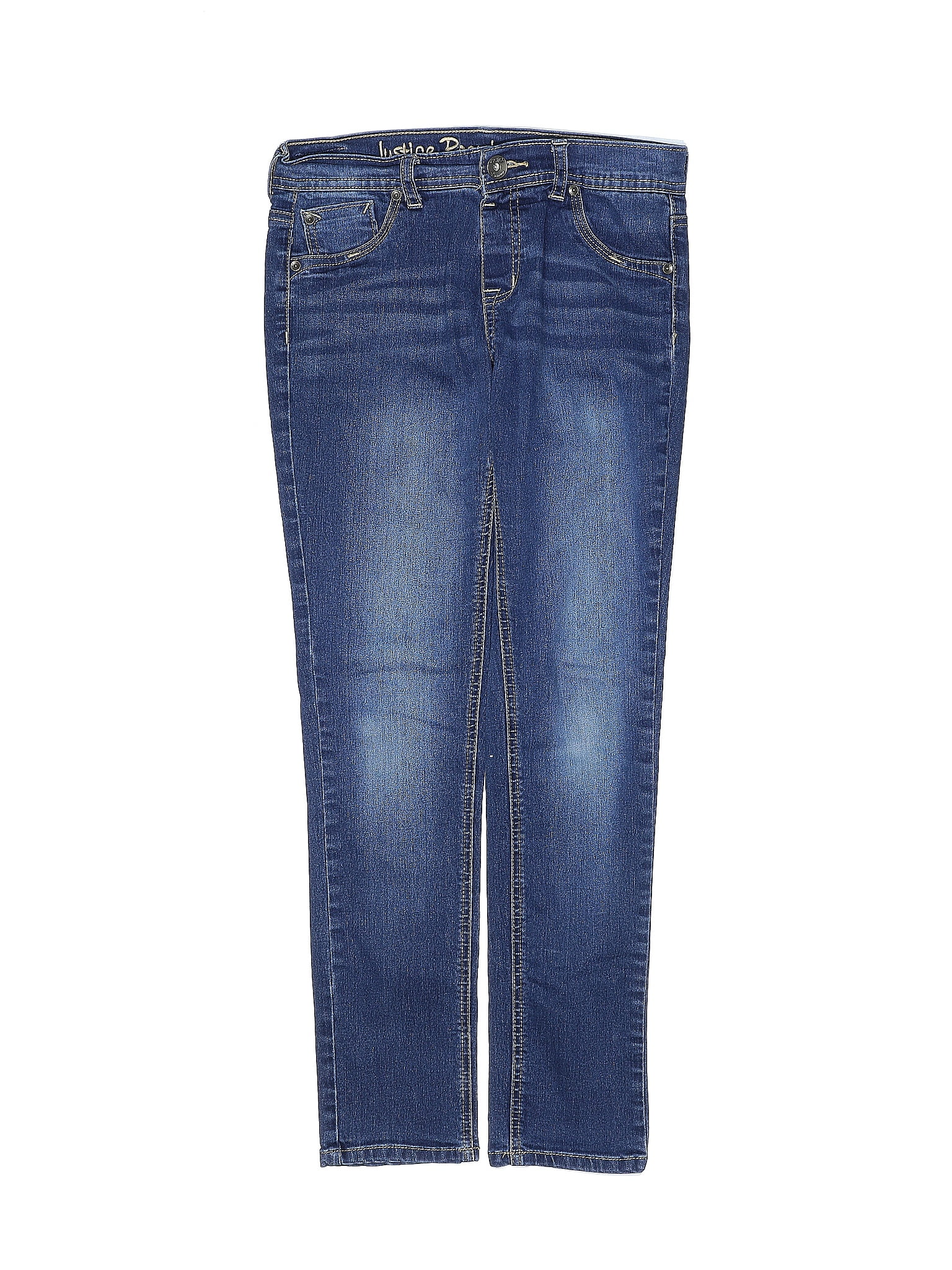 Justice Solid Blue Jeggings Size 12 1/2 - 45% off