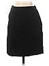 Chadwicks 100% Polyester Solid Black Casual Skirt Size 2 (petite) - photo 1