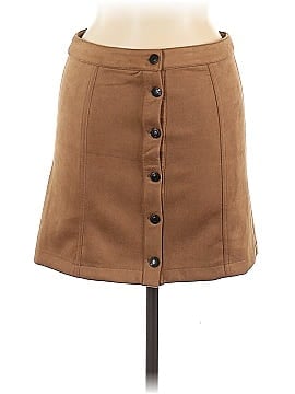 Sky and Sparrow Faux Leather Skirt (view 1)
