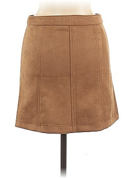 Sky and Sparrow Faux Leather Skirt (view 2)