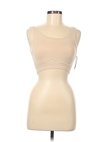Yummie 100% Cotton Solid Tan Tank Top Size M - 73% off