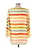 Outback Red 100% Polyester Stripes Orange Long Sleeve Blouse Size L - photo 2