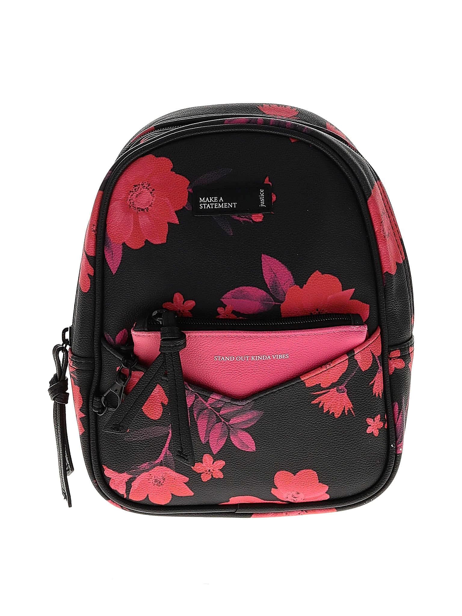 Sac Fourre-tout Justice - Sac à Main/shoulder/backpack - Filles Fleurs Sequins Zèbre