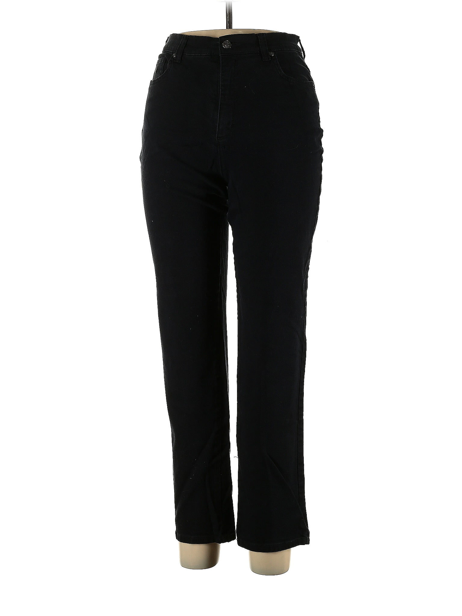 Gloria Vanderbilt Solid Black Jeans Size 10 54 off ThredUp