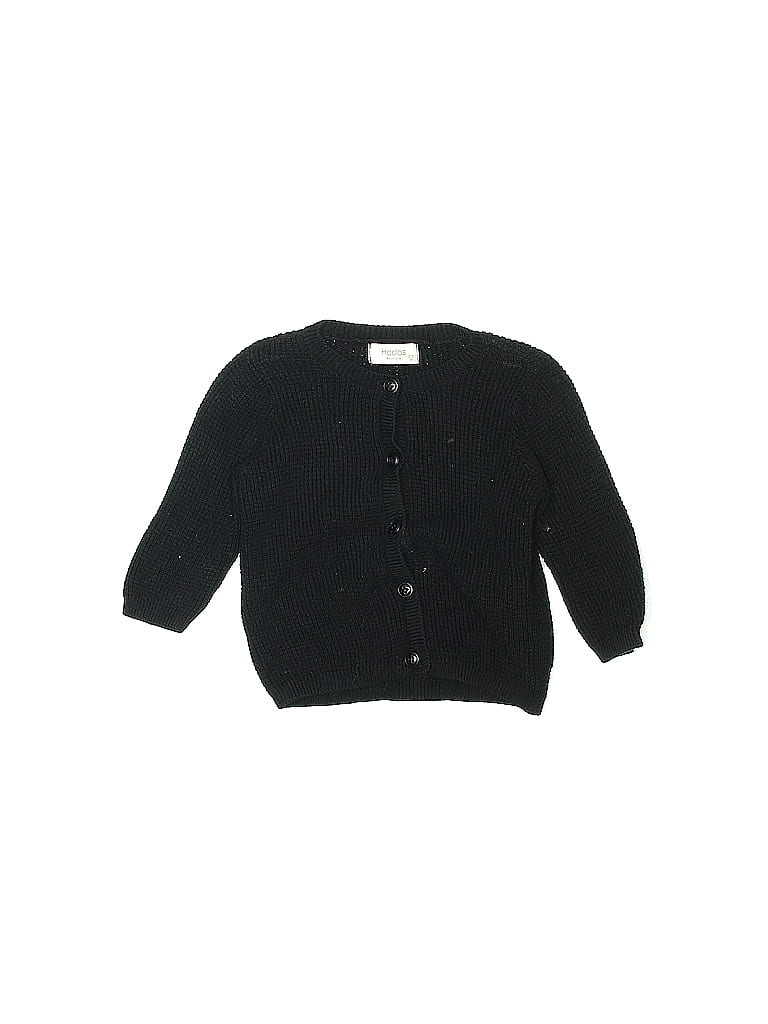 Hadas #miniloves 100% Cotton Black Cardigan Size 3-6 mo - photo 1