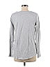 Ann Taylor LOFT 100% Cotton Gray Long Sleeve T-Shirt Size M - photo 2
