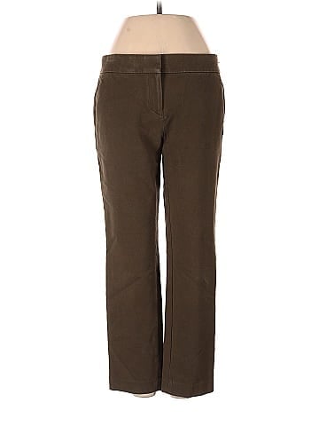 Ann Taylor Solid Brown Khakis Size 0 - 76% off