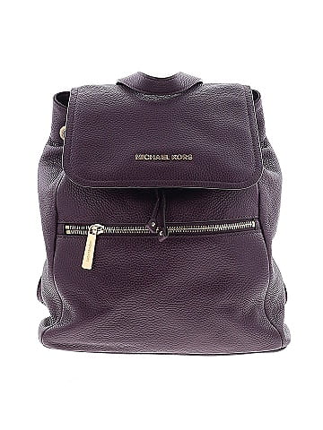 Michael kors purple store backpack