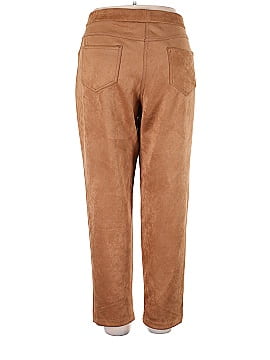 Ruby Rd. Faux Leather Pants (view 2)
