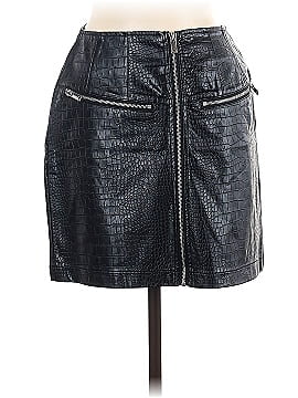 Ci Sono Faux Leather Skirt (view 2)