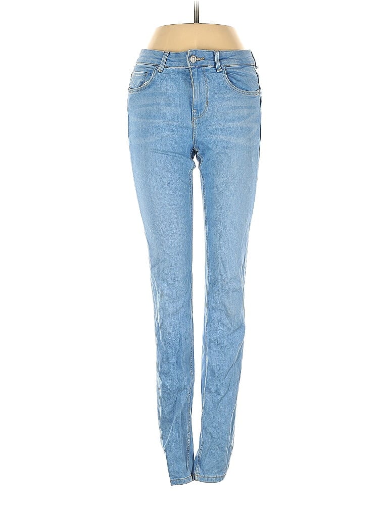 Trafaluc by Zara Tortoise Hearts Blue Jeans Size 2 - photo 1