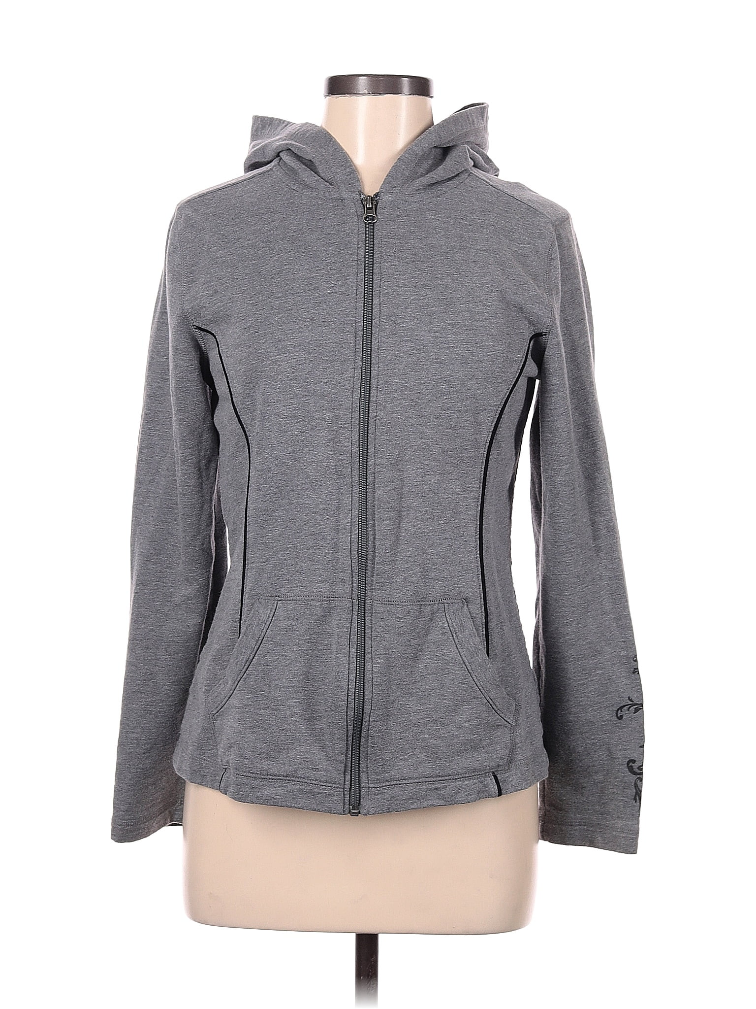 Haut Micropolaire Tek Gear 1/4 Zip – Femme, Violet, Taille M, Trous Pouces