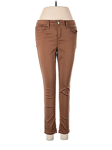 Unbranded Solid Brown Leggings Size XL - 68% off