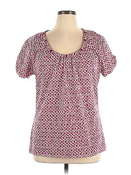 Just My Style Short Sleeve Blouse (view 1)