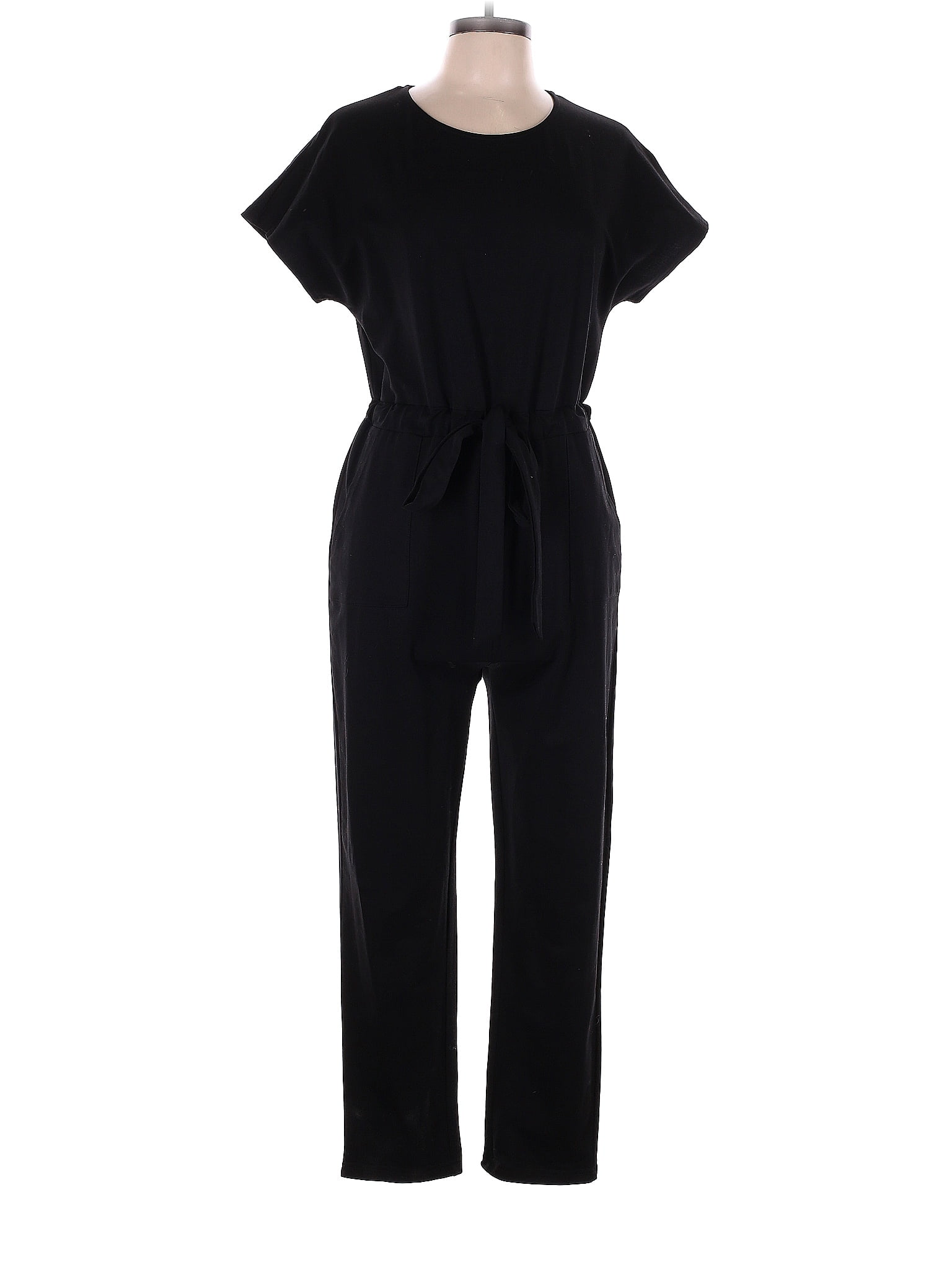 Piper & Scoot Solid Black Jumpsuit Size S - 73% off | ThredUp