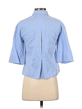 Zara Basic Short Sleeve Button-Down Shirt (view 2)
