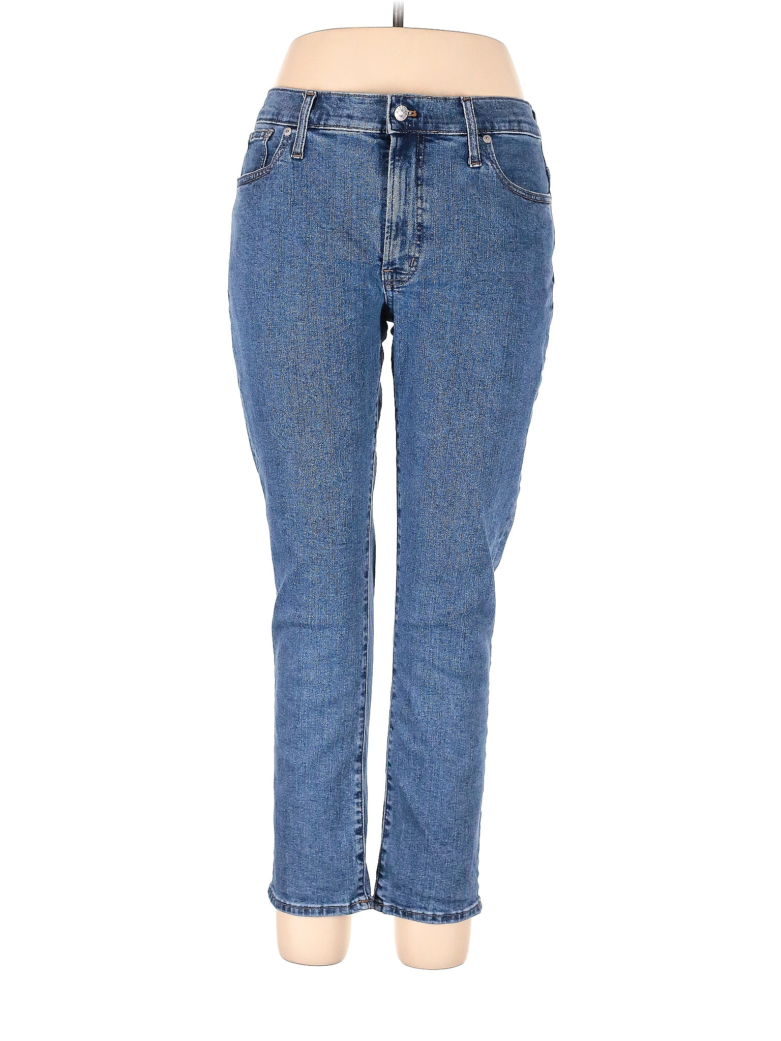 Madewell Solid Blue Jeans 30 Waist - 67% off | ThredUp