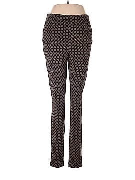 So Slimming by Chico's Polka Dots Black Casual Pants Size Lg (2