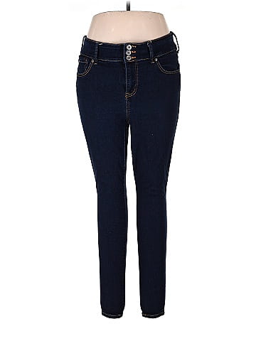 Torrid Solid Blue Jeans Size 20 (Plus) - 64% off