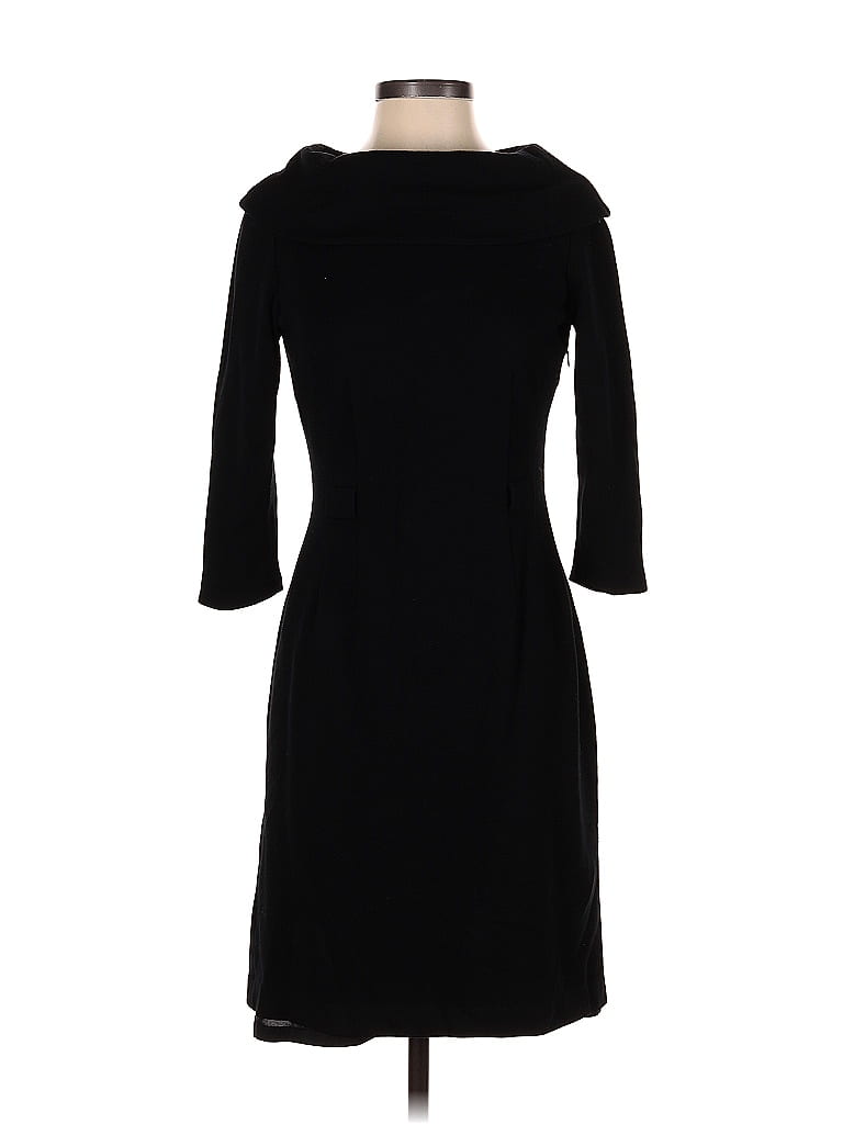 Tahari by Elie Tahari Black Casual Dress Size 2 - photo 1