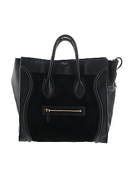 Céline Smooth Calfskin and Suede Large Luggage Tote (view 1)