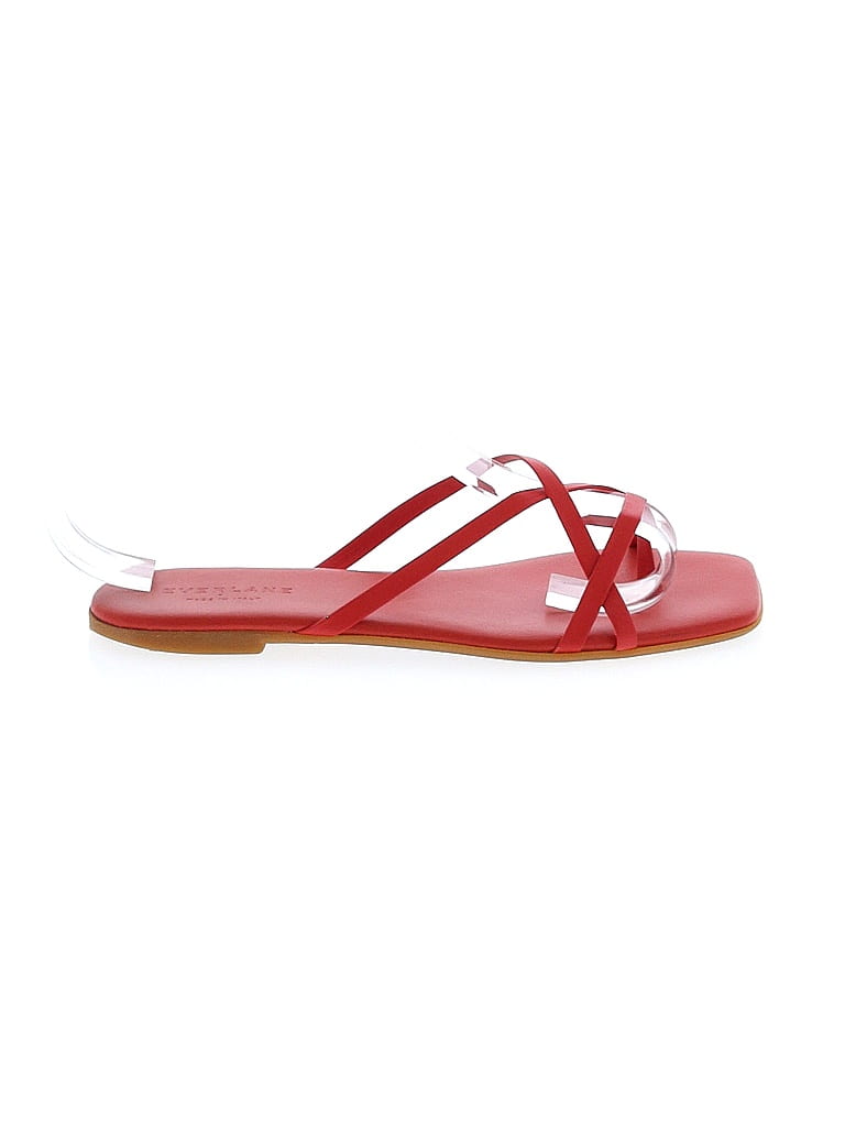 red sandals size 5