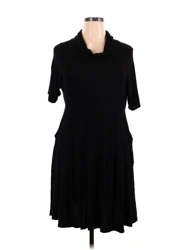 Torrid Black Casual Dress Size 1X Plus (1) (Plus) - photo 1