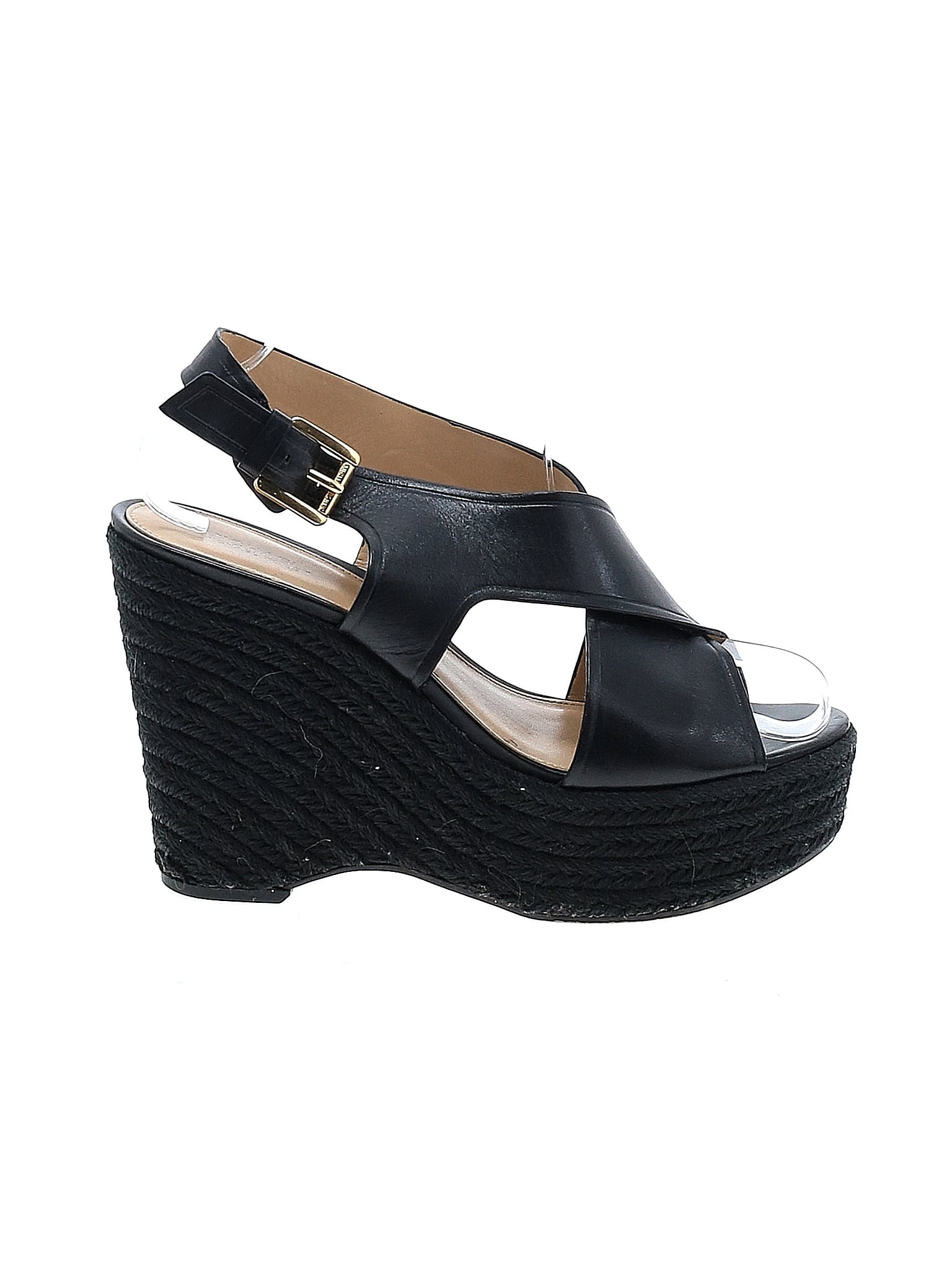michael kors black wedges