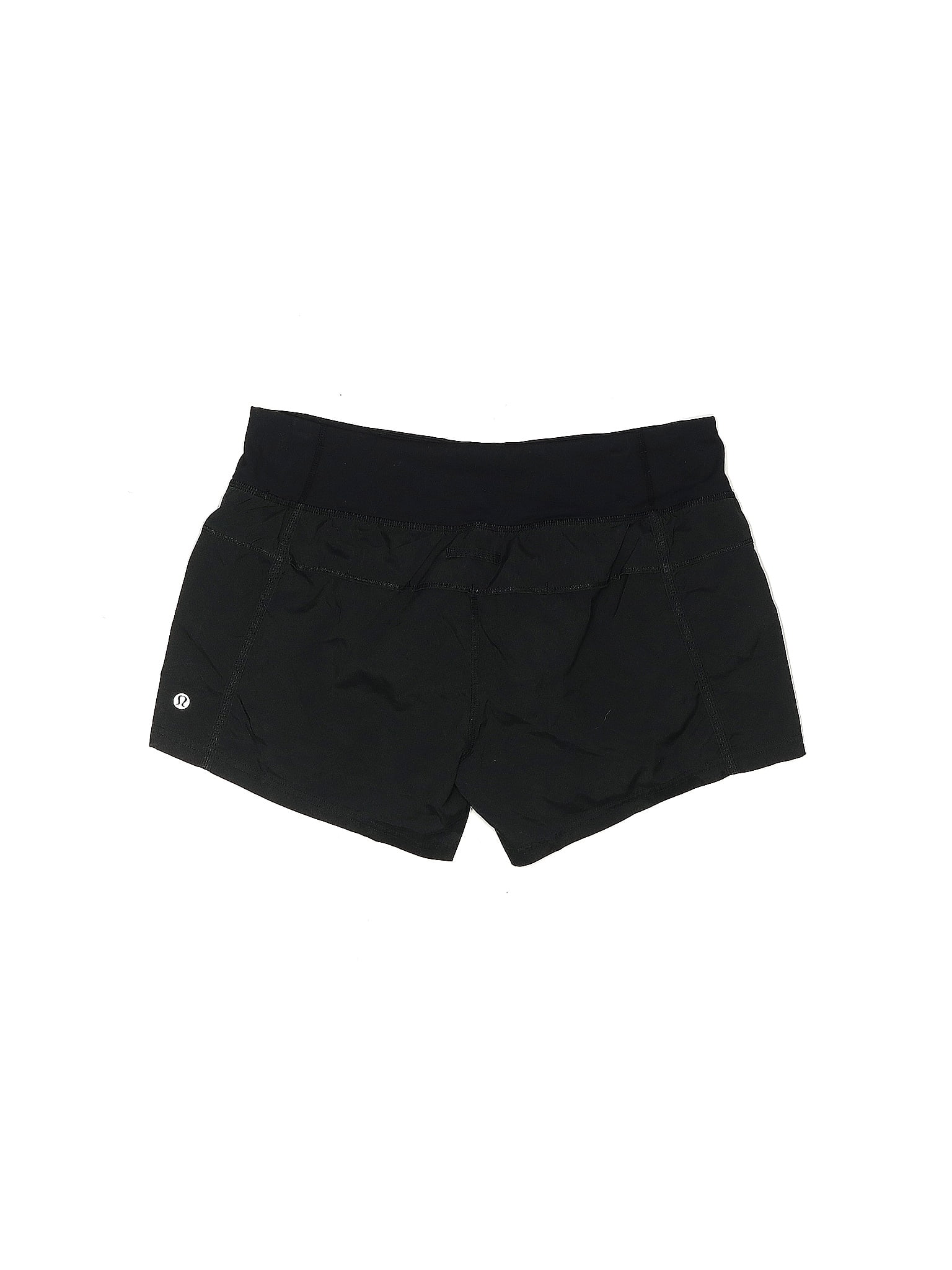 Lululemon Athletica Solid Black Athletic Shorts Size 8 - 51% off