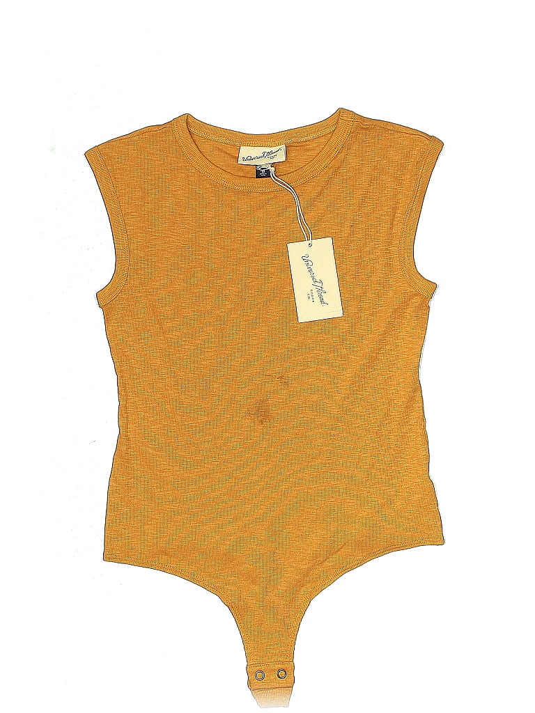 Universal Thread Graphic Orange Yellow Bodysuit Size M 37 off ThredUp