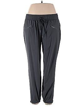 MTA Sport Black Elastic Waist Ankle Zip Activewear Pants Women's Size  Medium M - $14 - From Taylor