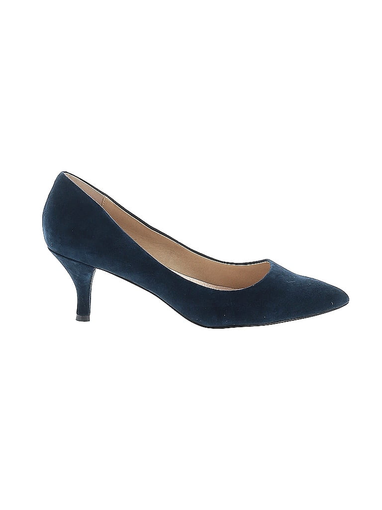 Lands End Solid Navy Blue Heels Size 10 74 off ThredUp