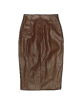 Meshki Faux Leather Skirt (view 2)