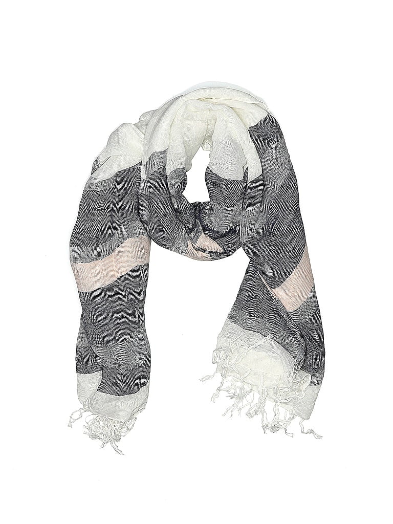 Pre-owned Assorted Brands Scarf In Gray