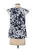 Kenneth Cole New York 100% Polyester Blue Short Sleeve Blouse Size 4 - photo 2
