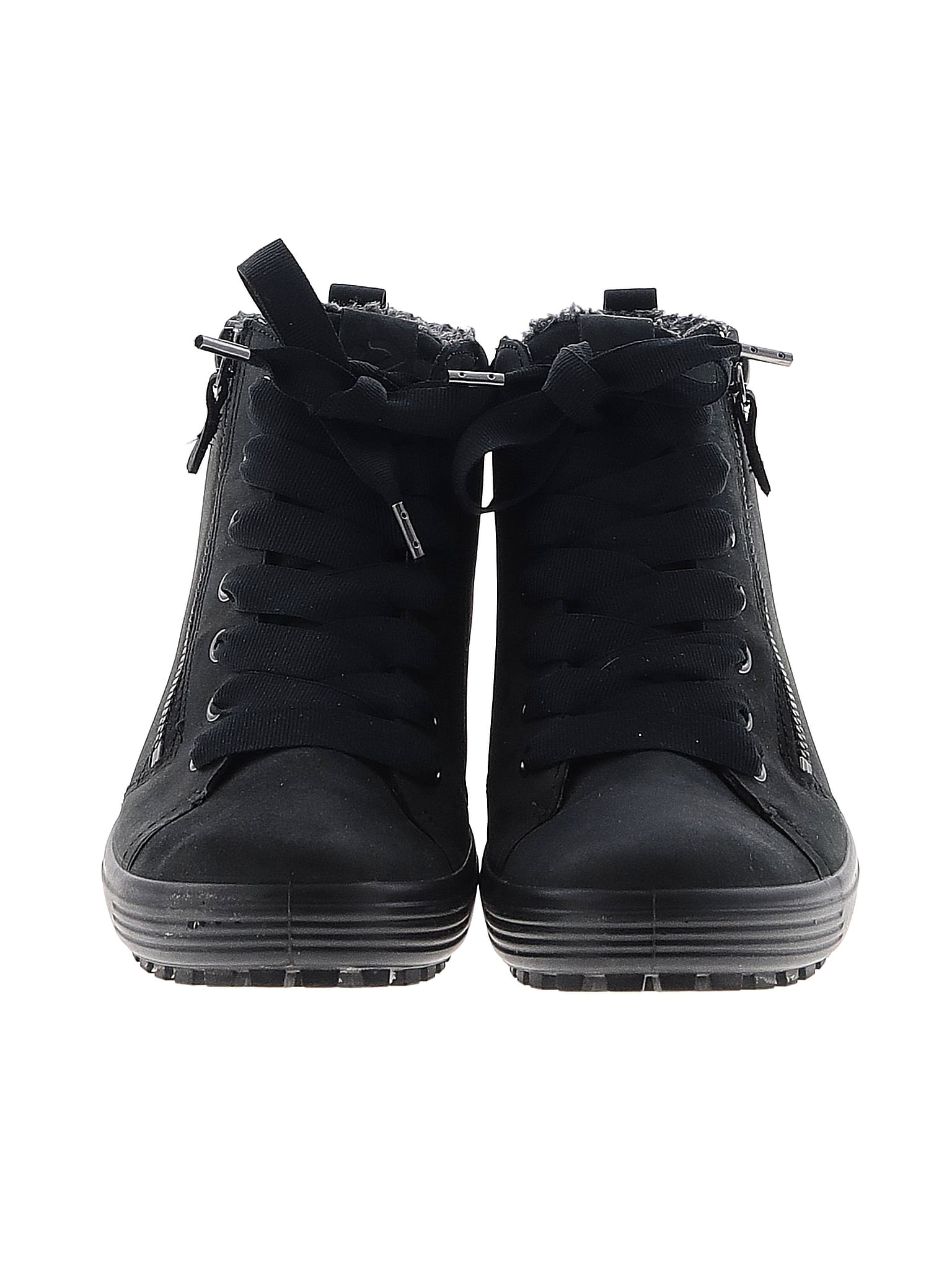 Women Casual Shoes 149748 Black ECOleather