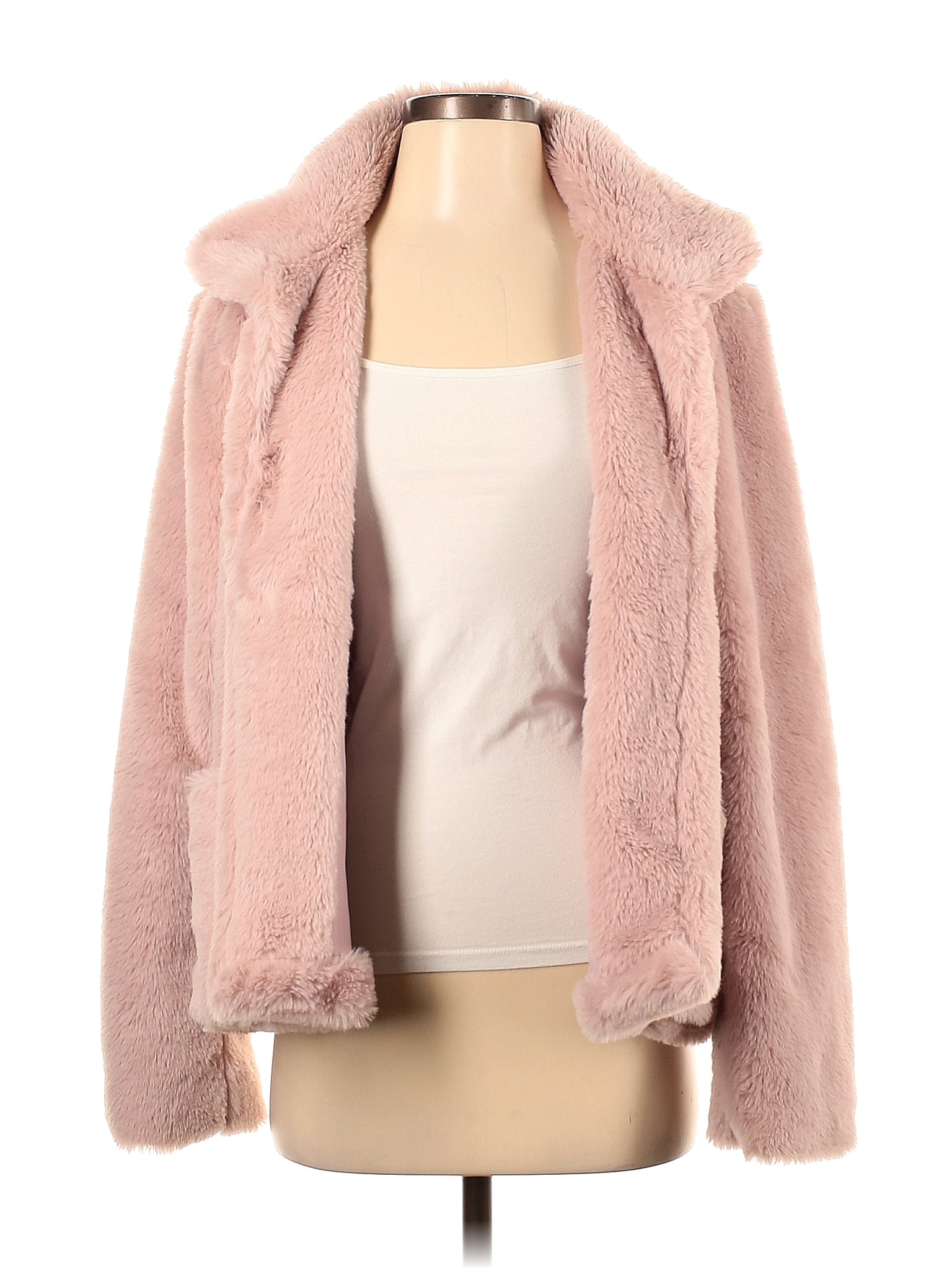 She + Sky 100 Polyester Solid Pink Fleece Size S 49 off ThredUp