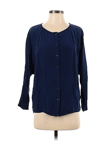 Gallery Couture Long Sleeve Silk Top (view 1)