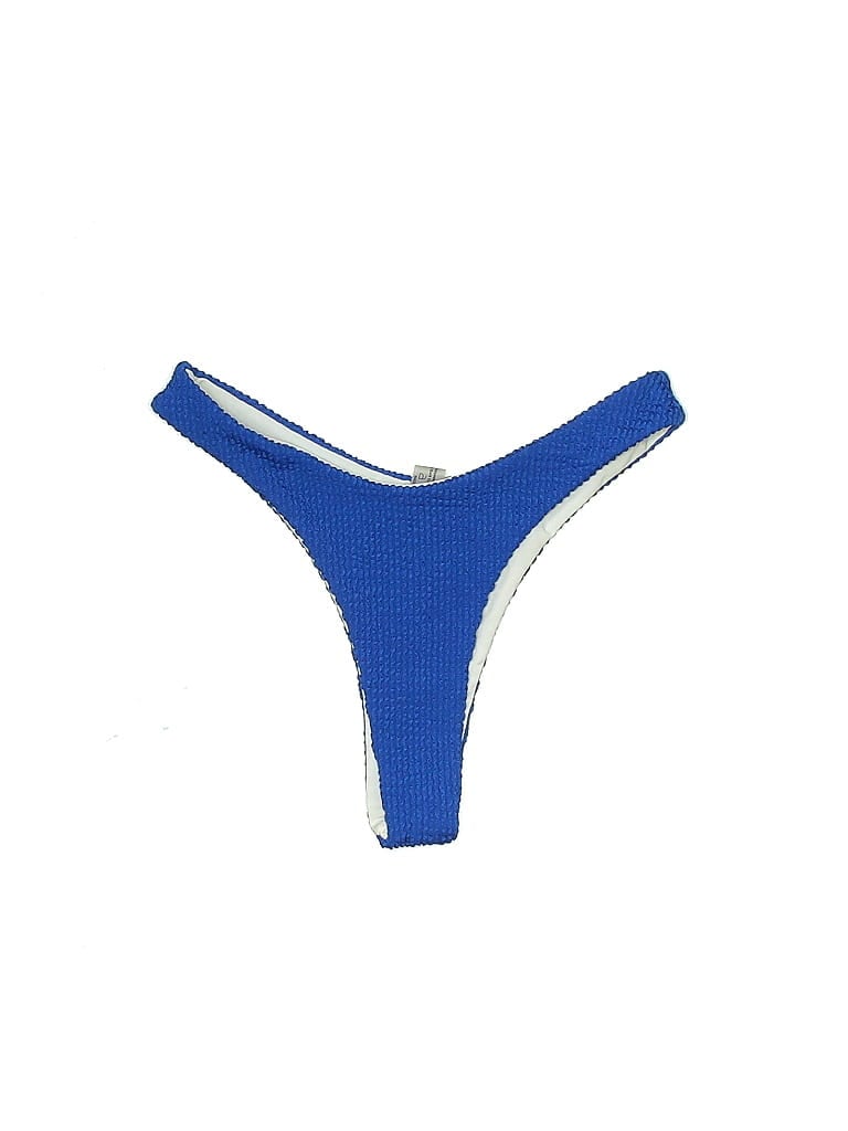 Pre-owned Shein Swimsuit Bottoms In Blue