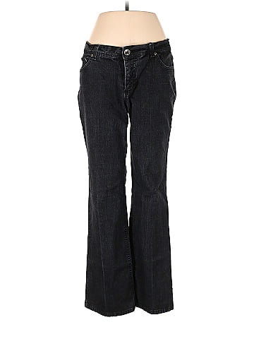 Faded Glory Solid Black Blue Jeans Size 10 (Petite) - 52% off
