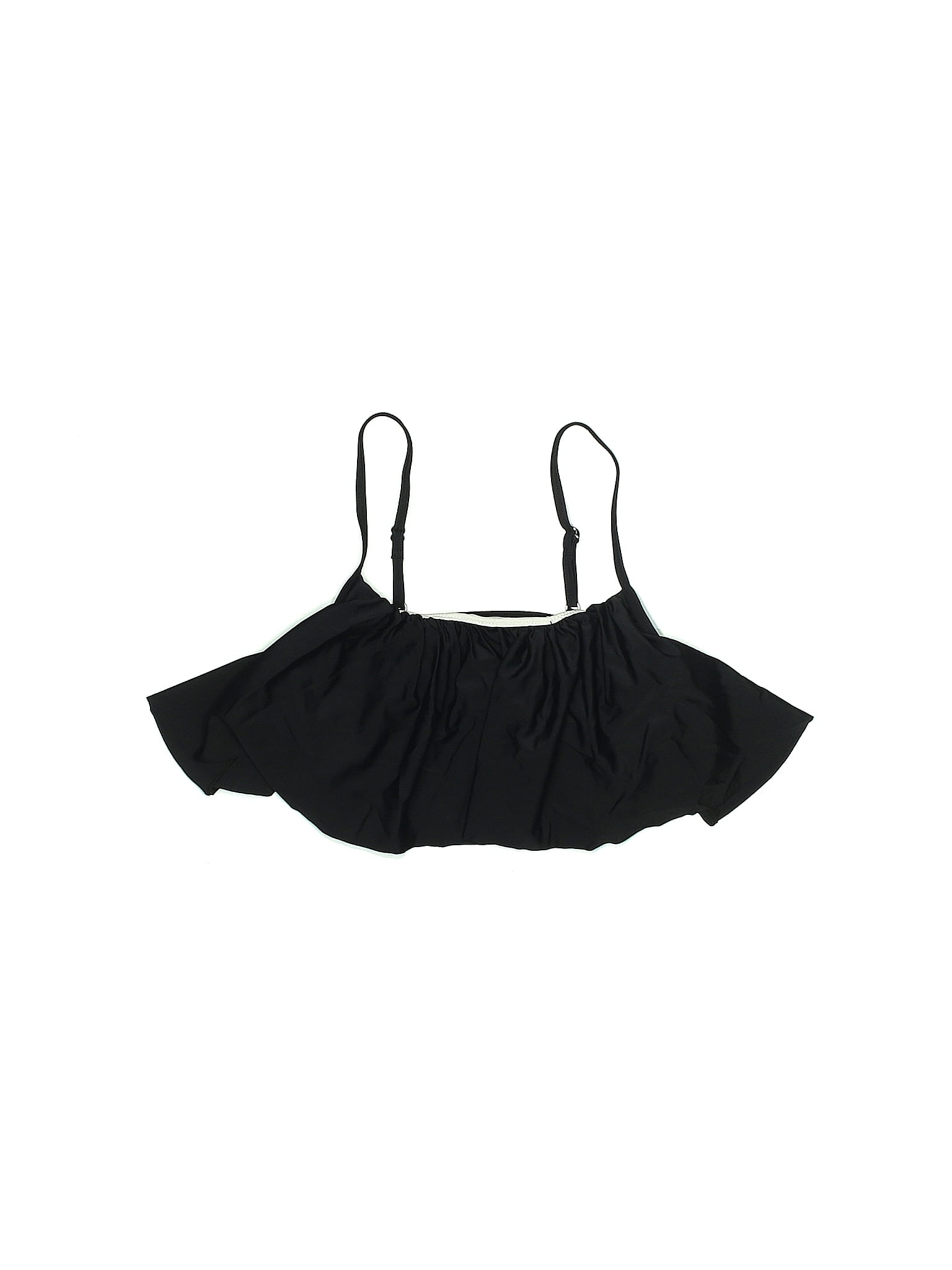 Cupshe Solid Black Swimsuit Top Size S - 36% off