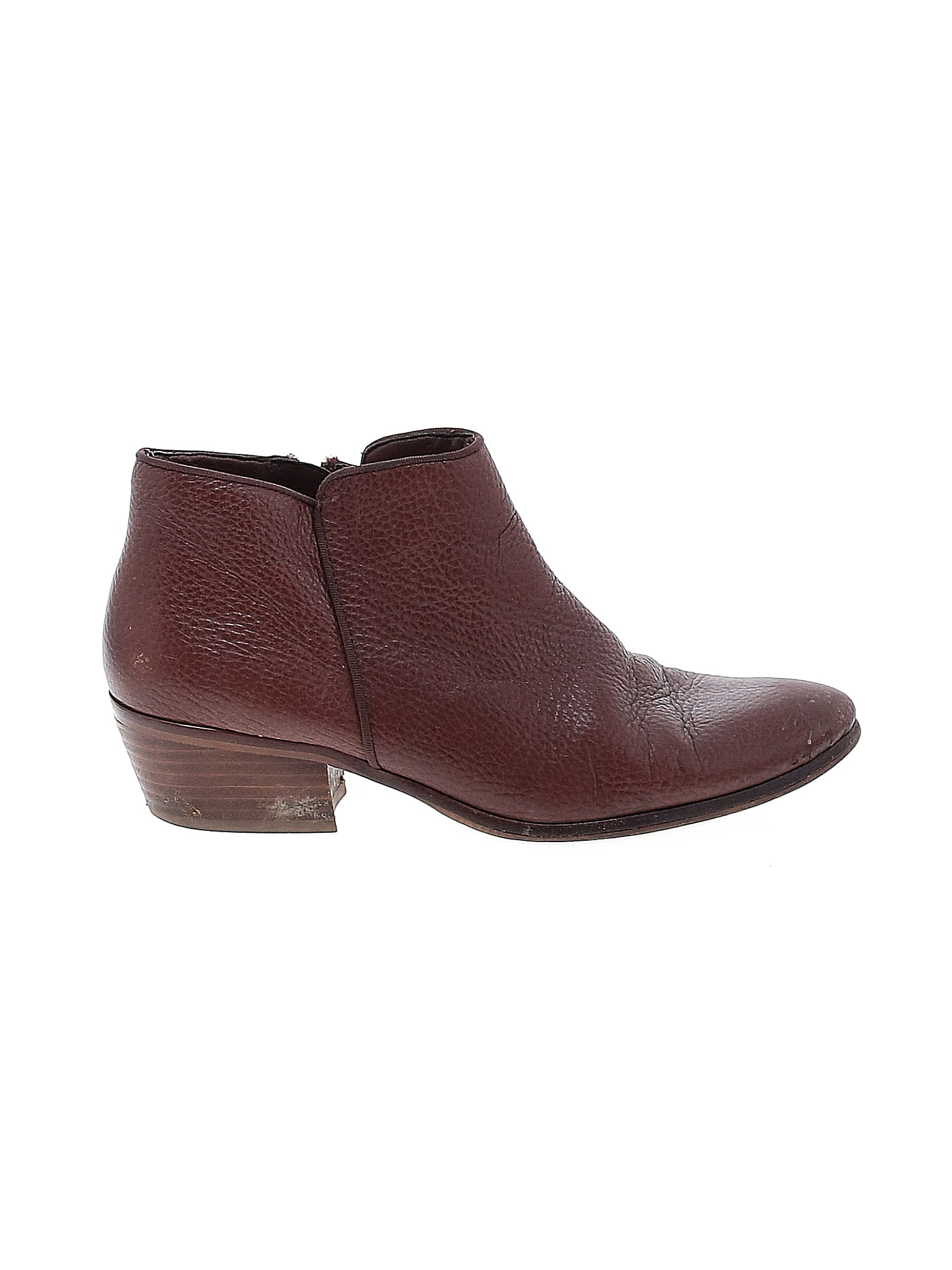 Sam Edelman Solid Brown Burgundy Ankle Boots Size 9 - 62% off