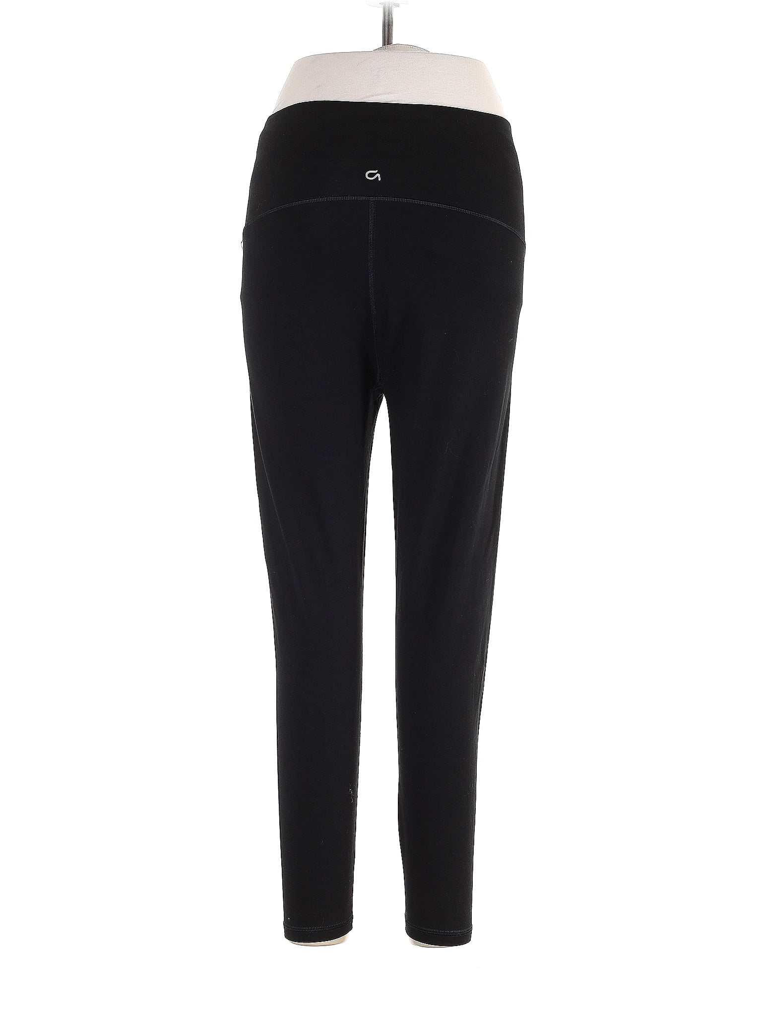 Gap Fit Maternity Solid Black Leggings Size L (Maternity) - 66