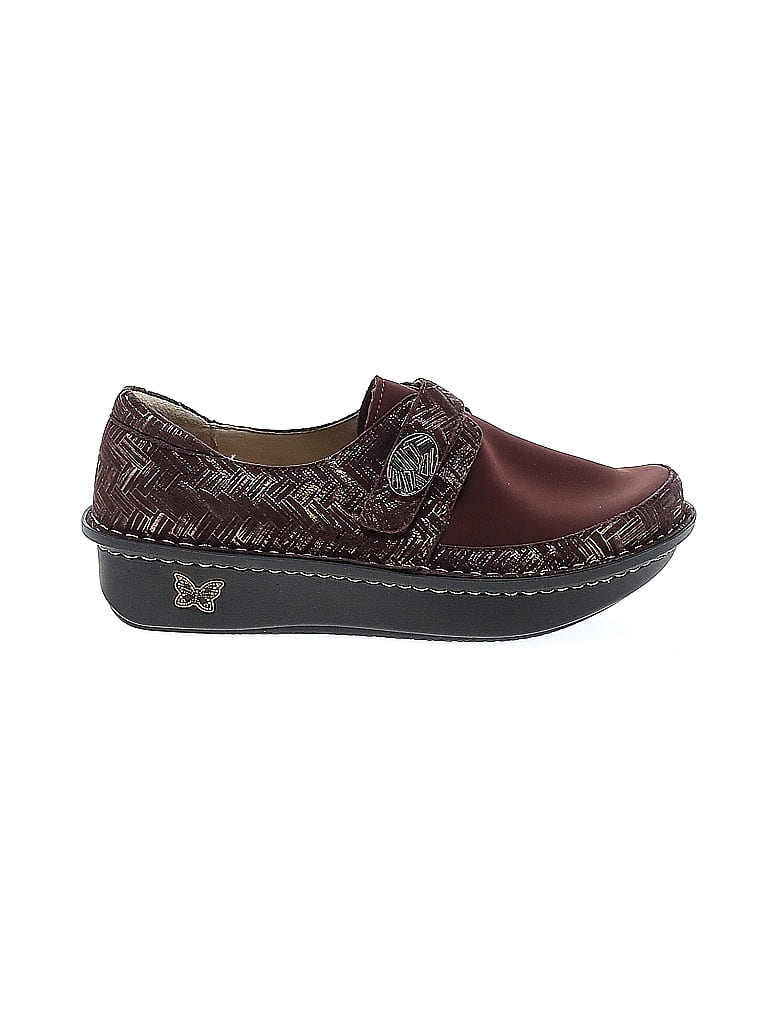 Alegria Solid Maroon Burgundy Mule/Clog Size 38 (EU) - 64% off | ThredUp