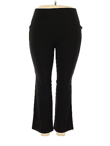 RBX Polka Dots Black Active Pants Size 2X (Plus) - 69% off