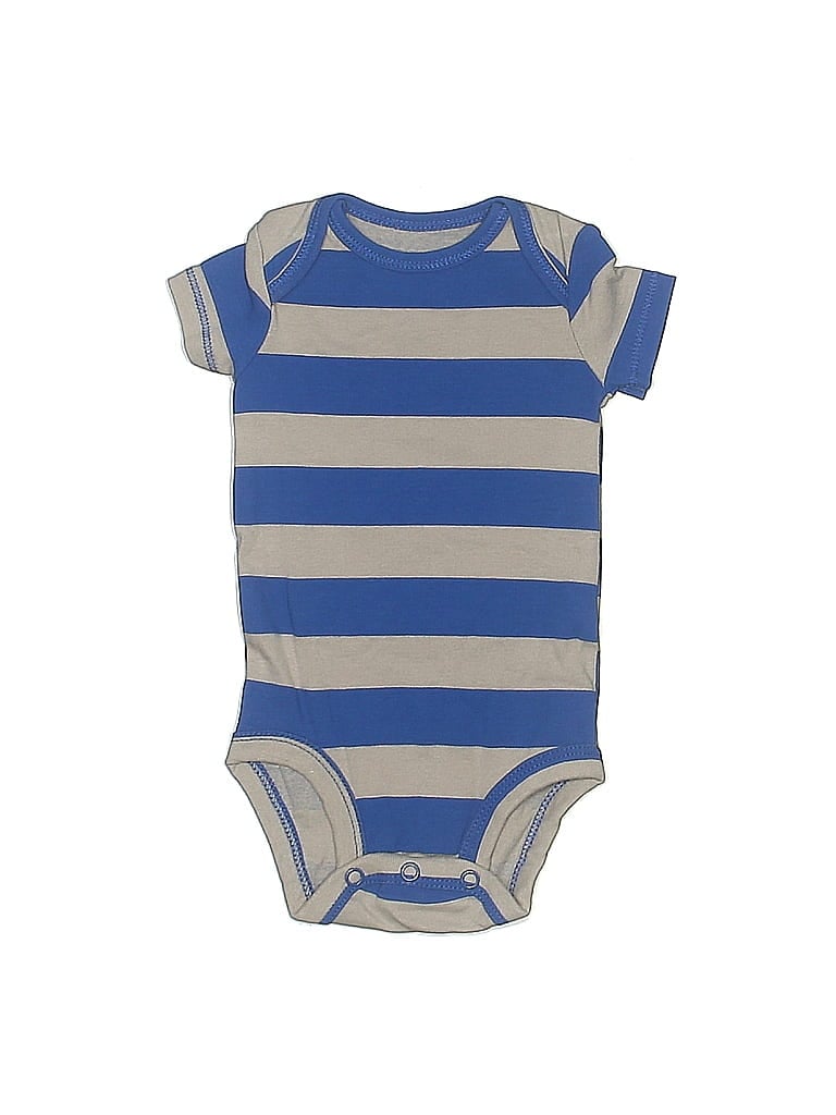 Click to view more detailed imagery on our partner's website Pre-owned Carter's Babies' Short Sleeve Onesie In Blue