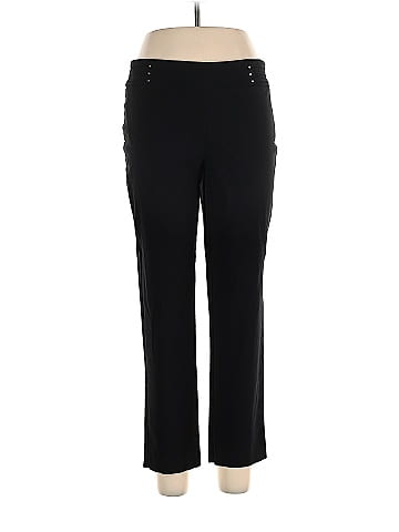 JM Collection Black Casual Pants Size L (Petite) - 60% off