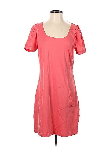 New York & Company Solid Pink Casual Dress Size S - 59% off