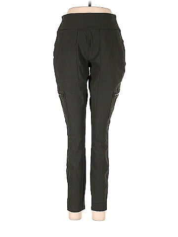 Athleta Solid Green Active Pants Size 10 - 56% off