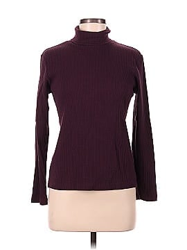 Express Tricot Long Sleeve Turtleneck (view 1)